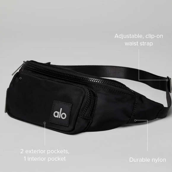 ALO Yoga Black Explorer Fanny Pack - Picture 2 of 7